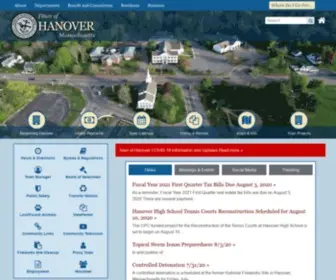 Hanover-MA.gov(Hanover MA) Screenshot