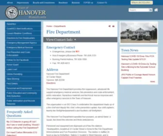 Hanoverfiredept.com(Site Offline) Screenshot