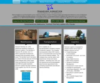 Hanoverlogistics.com(Hanover Logistics) Screenshot
