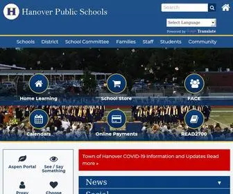 Hanoverschools.org(Hanover Public Schools) Screenshot