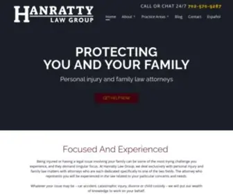 Hanrattylawgroup.com(Las Vegas Personal Injury Attorney) Screenshot