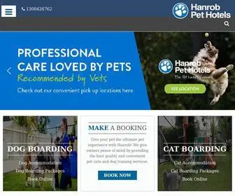 Hanrob.com.au(Hanrob Pet Hotels) Screenshot