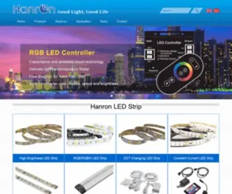 Hanronled.com(LED Strip lights) Screenshot