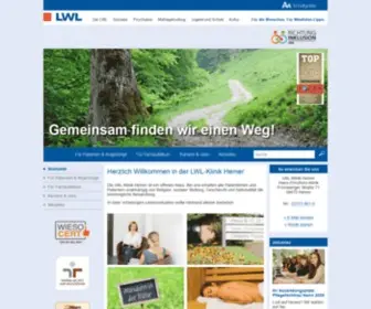 Hans-Prinzhorn-Klinik.de(LWL-Klinik Hemer) Screenshot