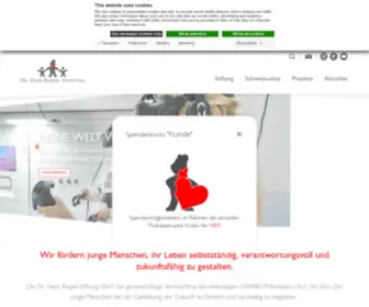 Hans-Riegel-Stiftung.com(Dr. Hans Riegel) Screenshot