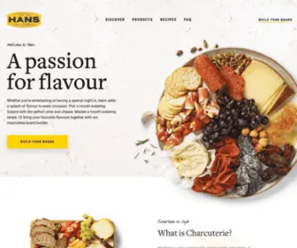 Hans.com.au(Quality Deli Meats For Your Entertaining Platters And Gatherings) Screenshot