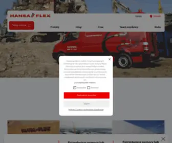 Hansa-Flex.com.pl(Producentem elementów połączeniowych hydrauliki siłowej) Screenshot