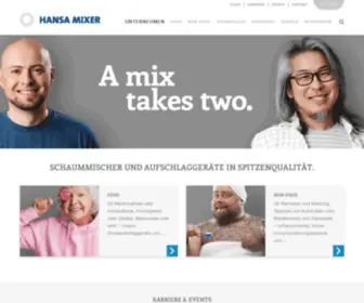 Hansa-Mixer.de(Schaummischer für Food) Screenshot