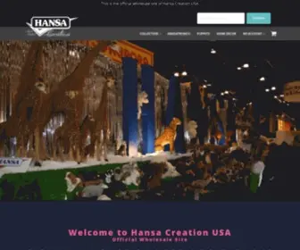 Hansatoysusa.com(Official Hansa Creation USA) Screenshot