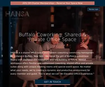 Hansaworkspace.com(HANSA Coworking Buffalo) Screenshot