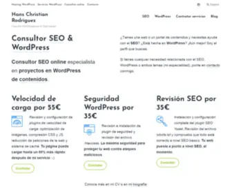 Hanschristian.es(Wordpress freelance en Barcelona) Screenshot