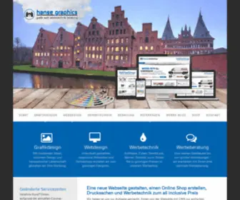 Hanse-Graphics.de(Webseite Lübeck) Screenshot