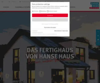 Hanse-Haus.fr(Individually planned prefabricated house) Screenshot