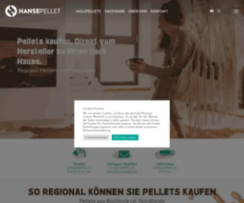 Hanse-Pellet.de(Pellets kaufen) Screenshot