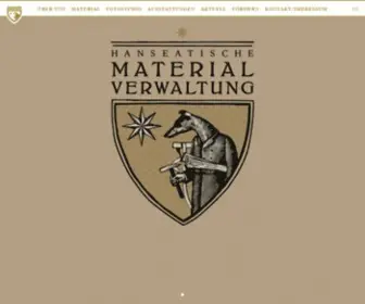 Hanseatische-Materialverwaltung.de(Hanseatische Materialverwaltung) Screenshot