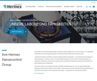 Hansecontrol.de(Hermes Hansecontrol Group) Screenshot