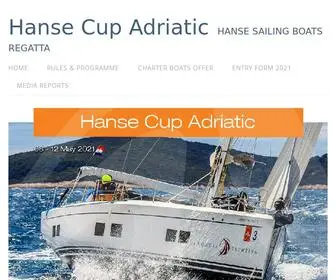 Hansecupadriatic.com(HANSE SAILING BOATS REGATTA) Screenshot