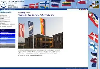 Hanseflag.de(Herzlich Willkommen auf unserer) Screenshot