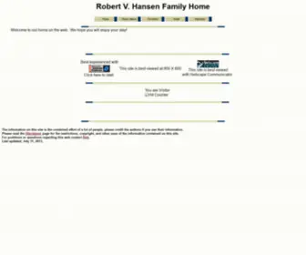 Hansen-Family.com(Hansen Family) Screenshot