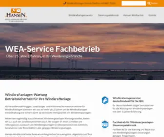 Hansen-Windtechnik.de(Hansen Windtechnik) Screenshot