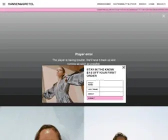 Hansenandgretel.com(Hansen & Gretel) Screenshot