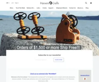 Hansencrafts.com(HansenCrafts miniSpinner) Screenshot