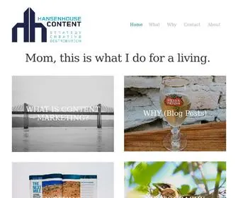 Hansenhousecontent.com(HansenHouse Content) Screenshot