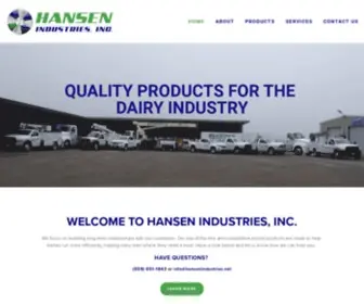 Hansenindustriesinc.com(Hansen Industries) Screenshot