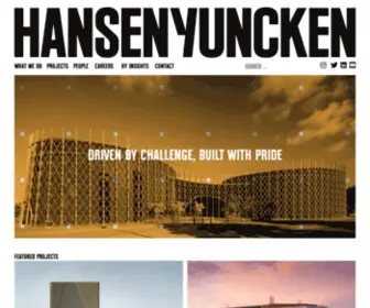 Hansenyuncken.com.au(Australian Commercial Building company Hansen Yuncken) Screenshot