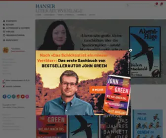 Hanser-Literaturverlage.de(Hanser Literaturverlage) Screenshot