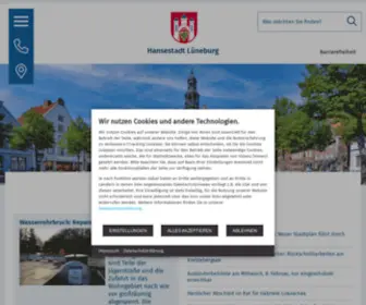 Hansestadt-Lueneburg.de(Lüneburg) Screenshot