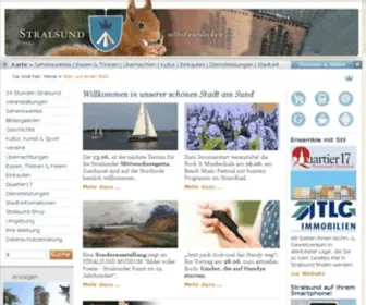 Hansestadt-Stralsund.de(Alles auf einen Blick) Screenshot