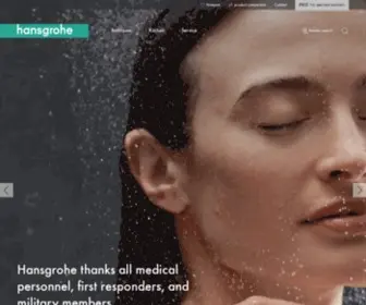 Hansgrohe-Usa.com(Faucets and showers for the quality) Screenshot