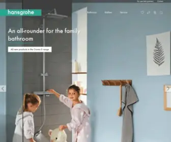 Hansgrohe.co.uk(Taps, Showers, Mixers, Shower Heads, Kitchen Taps) Screenshot