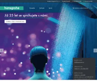 Hansgrohe.cz(Vodovodní) Screenshot
