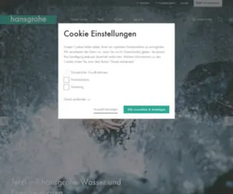 Hansgrohe.de(Hansgrohe) Screenshot