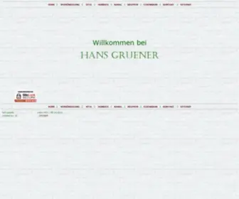 Hansgruener.de(HANS GRUENER) Screenshot