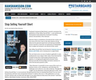 Hanshansson.com(Stop Selling Yourself Short) Screenshot