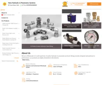 Hanshydraulics.com(Hans Hydraulic & Pneumatics Systems) Screenshot