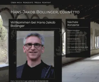 Hansjakob-Bollinger.ch(Hans-Jakob Bollinger, cornetto) Screenshot