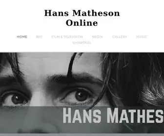 Hansmatheson.org(Hans Matheson Online) Screenshot