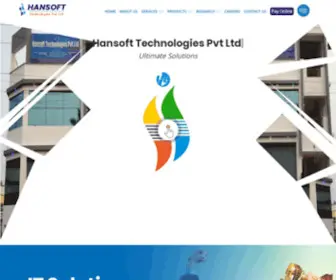 Hansofttechnologies.com(Hansoft Technologis India Specializes in Setting up Software Company) Screenshot