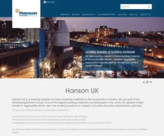 Hanson.co.uk(Hanson UK) Screenshot
