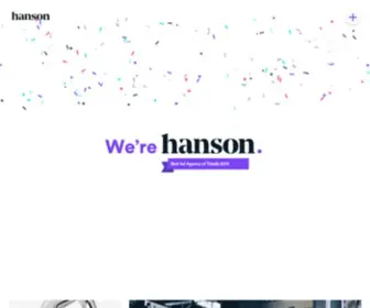 Hansoninc.com(Hanson Inc) Screenshot