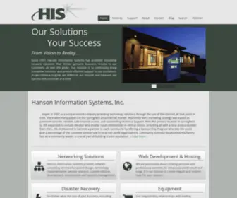 Hansoninfosys.com(Hanson Information Systems) Screenshot