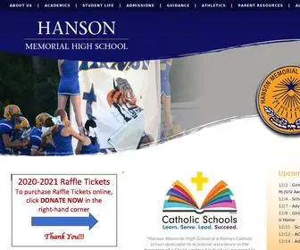 Hansonmemorial.com(Hanson Memorial High School) Screenshot