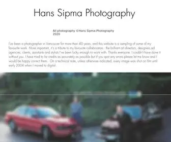 Hanssipma.com(Hans Sipma Photography) Screenshot