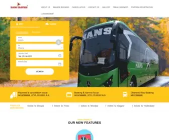 Hanstravel.in(Hans Travels Indore Online Bus Booking) Screenshot