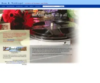 Hanswaldvogel.com(Hans R) Screenshot