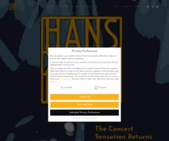 Hanszimmerlive.com(Hans Zimmer Live) Screenshot